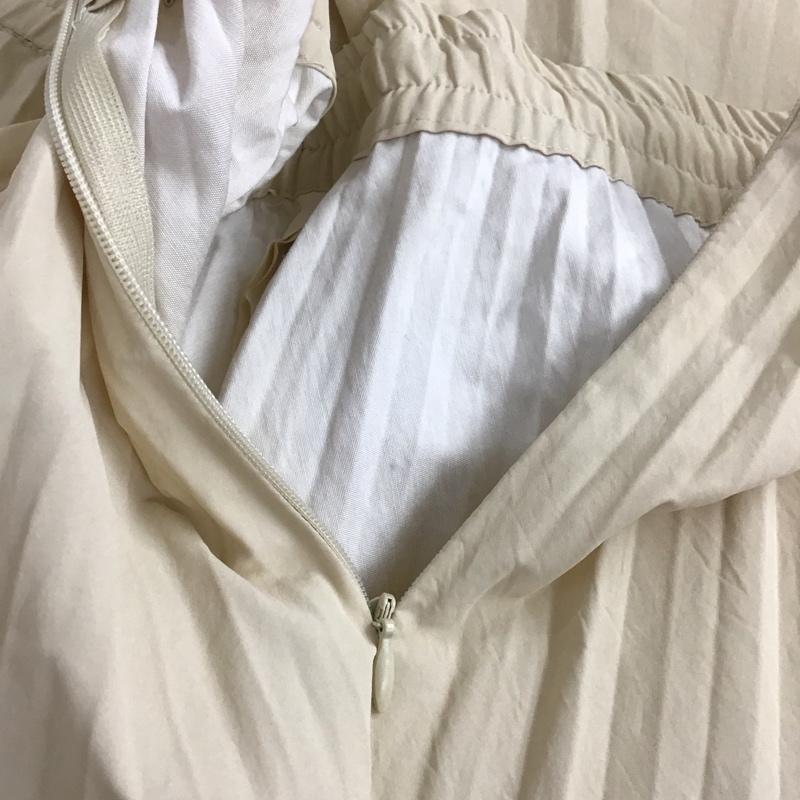 ザラ ZARA スカート ロングスカート ロングスカート フレアスカート カジュアルスカート プリーツスカート S 無地 ベージュ / ベージュ /  レディース USED 古着 中古 10124139
