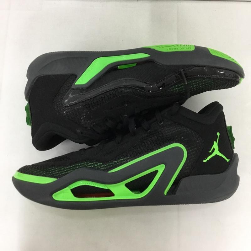 ナイキ NIKE スニーカー スニーカー DZ3330-003 JORDAN TATUM 1 PF 28cm 箱有 28.0cm ワンポイント 黒 / ブラック / X 薄緑 / ライトグリーン /  メンズ USED 古着 中古 10131044