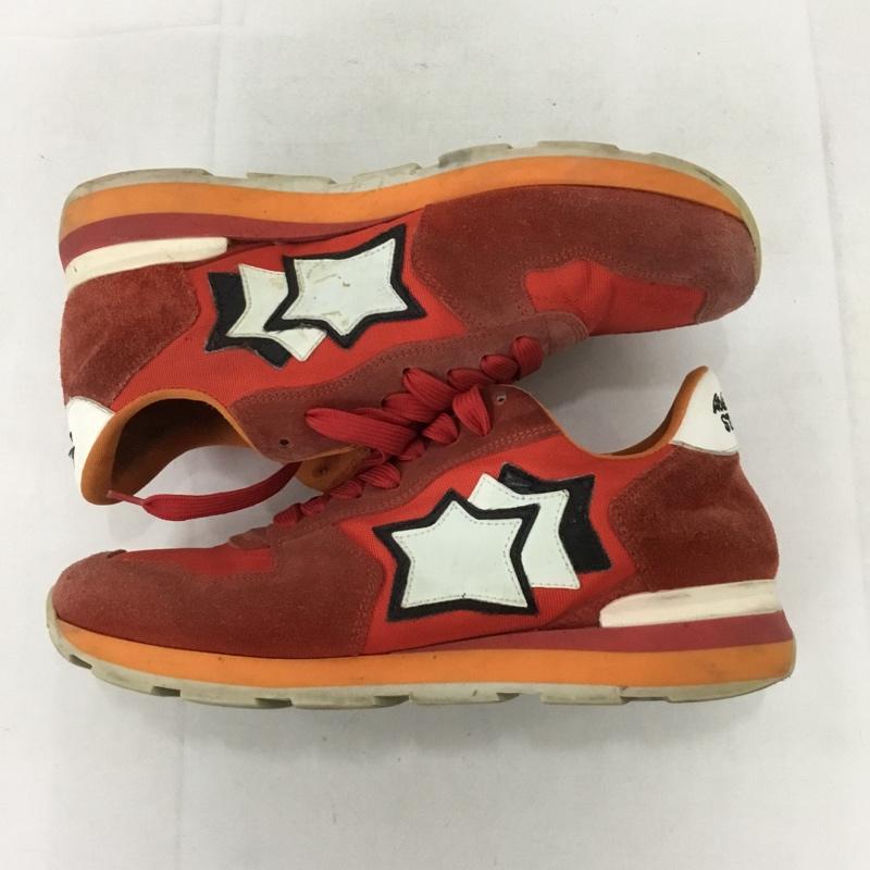 アトランティック スターズ Atlantic STARS スニーカー スニーカー 42 ロゴ、文字 赤 / レッド /  メンズ USED 古着 中古 10133906