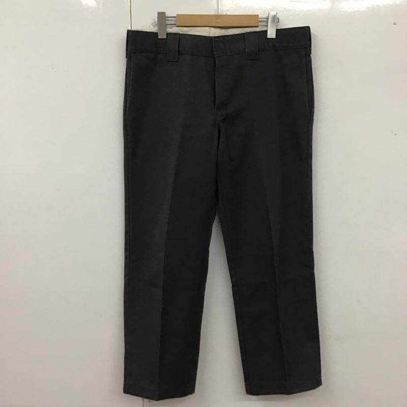 ディッキーズ Dickies パンツ チノパン チノパン スリムパンツ カジュアルパンツ 34インチ 無地 灰 / グレー /  メンズ USED 古着 中古 10126114