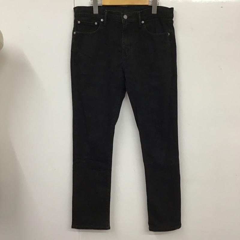 リーバイストラウスアンドコー Levi Strauss & co. パンツ デニム、ジーンズ デニムパンツ スリムパンツ ストレッチパンツ ジーンズ 33インチ 無地 黒 / ブラック /  メンズ USED 古着 中古 10114179
