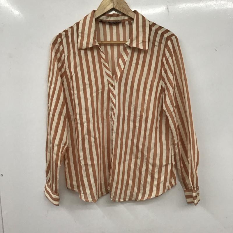 ザラ ZARA シャツ、ブラウス 長袖 XS ストライプ マルチカラー / マルチカラー /  レディース USED 古着 中古 10136661