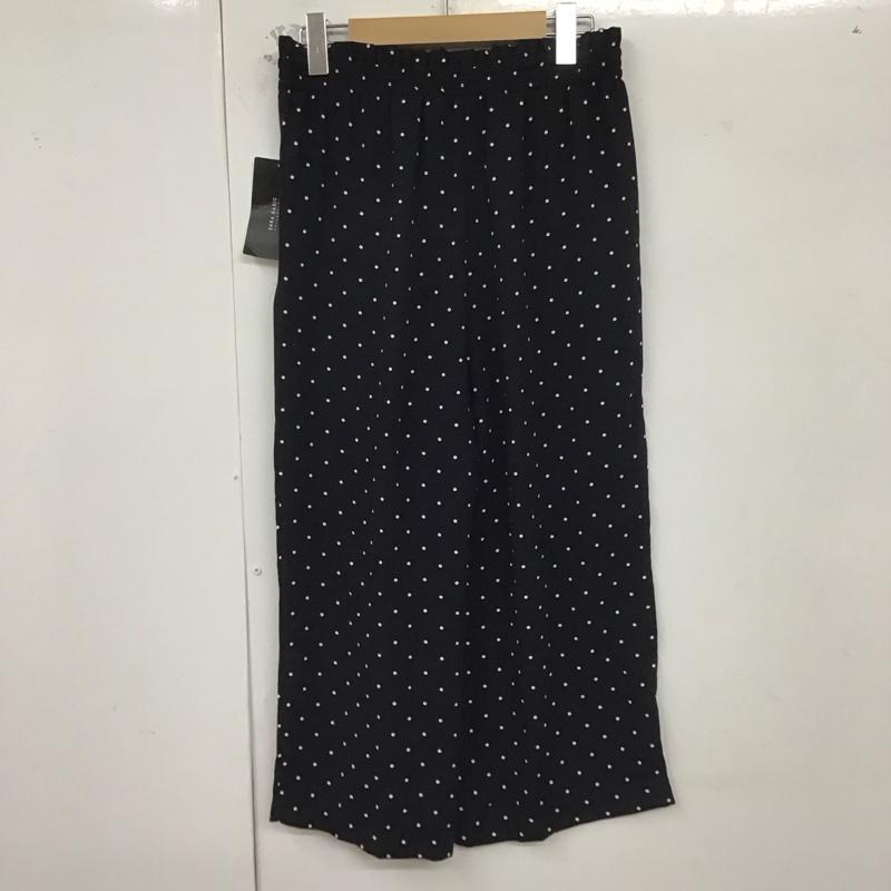 ザラベーシック ZARA BASIC パンツ ワークパンツ、ペインターパンツ ワークパンツ ワイドパンツ カジュアルパンツ フレアパンツ S ドット 黒 / ブラック /  レディース USED 古着 中古 10129753