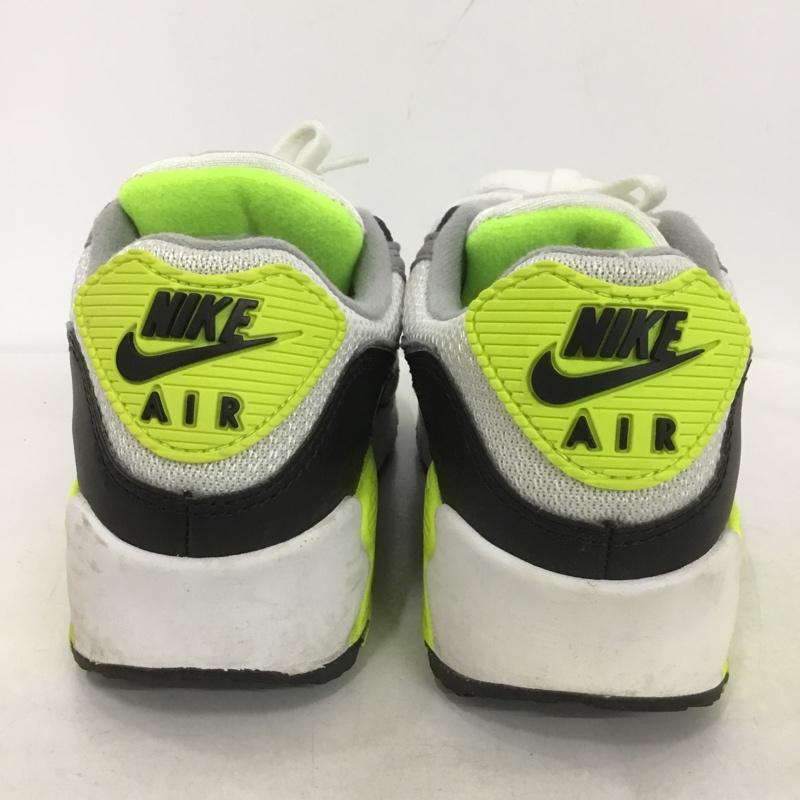 ナイキ NIKE スニーカー スニーカー CD0490-101 WMNS AIR MAX 90 22.5cm 22.5cm ロゴ、文字 白 / ホワイト / X 灰 / グレー / X 黒 / ブラック / X 黄 / イエロー /  レディース USED 古着 中古 10141547
