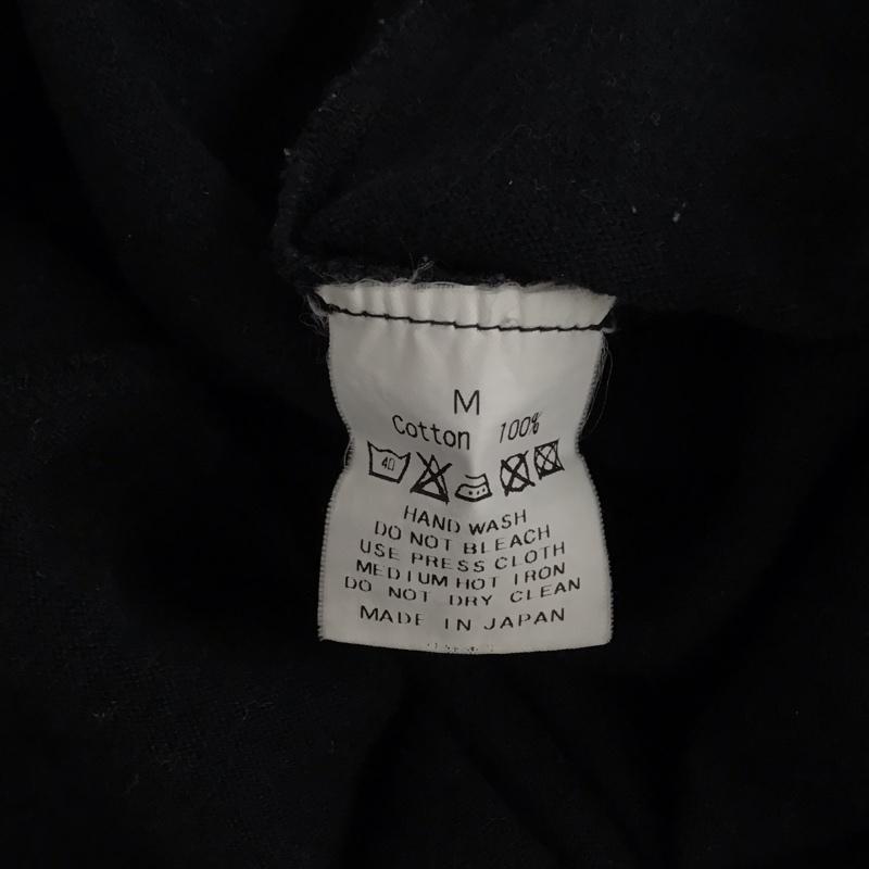 エムアンドエム M&M Tシャツ 長袖 ロンT クルーネック バックロゴ M ロゴ、文字 黒 / ブラック /  メンズ USED 古着 中古 10125807