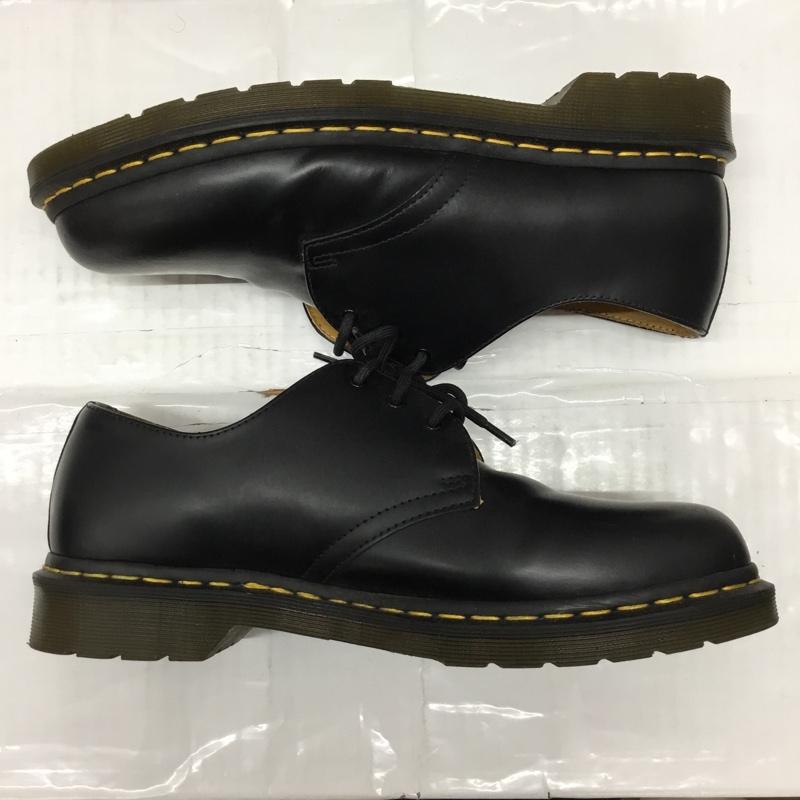 ドクターマーチン Dr.Martens 革靴 革靴 11838 3ホール UK9 US：10 無地 黒 / ブラック /  メンズ USED 古着 中古 10106653