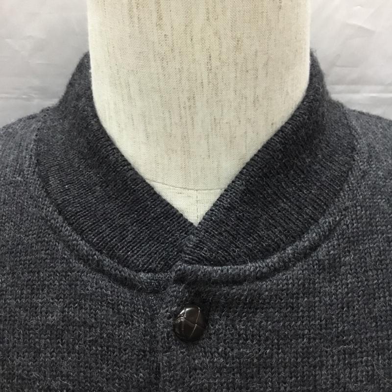 ステイプル STAPLE ニット、セーター 長袖 エルボーパッチ M ワンポイント ダークグレー / ダークグレー /  メンズ USED 古着 中古 10111385