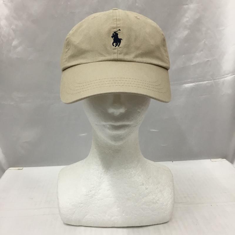 ポロラルフローレン POLO RALPH LAUREN 帽子 キャップ コットン ワンポイント ベージュ / ベージュ /  メンズ USED 古着 中古 10105736