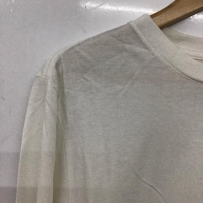 シャンブルズ Shambles カットソー 長袖 長袖カットソー プリントカットソー クルーネック ナンバーナイン S 無地 白 / ホワイト /  メンズ USED 古着 中古 10137044