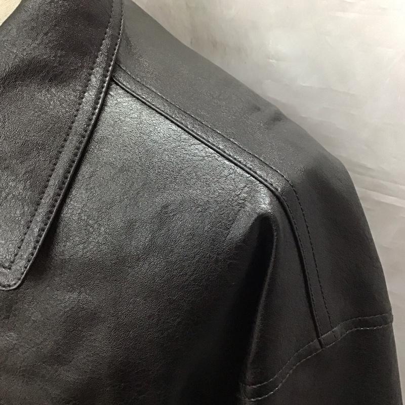 フリークスストア FREAK S STORE ジャケット、上着 ジャケット、ブレザー ジップアップジャケット ジャンパー フェイクレザージャケット カジュアルジャケット アウター M 無地 黒 / ブラック /  メンズ USED 古着 中古 10121442