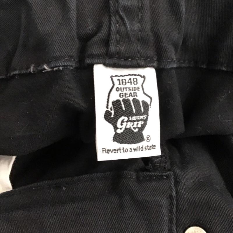 グリップスワニー GRIP SWANY パンツ ワークパンツ、ペインターパンツ ワークパンツ ワイドパンツ カジュアルパンツ ストレッチパンツ M 無地 黒 / ブラック /  メンズ USED 古着 中古 10142432