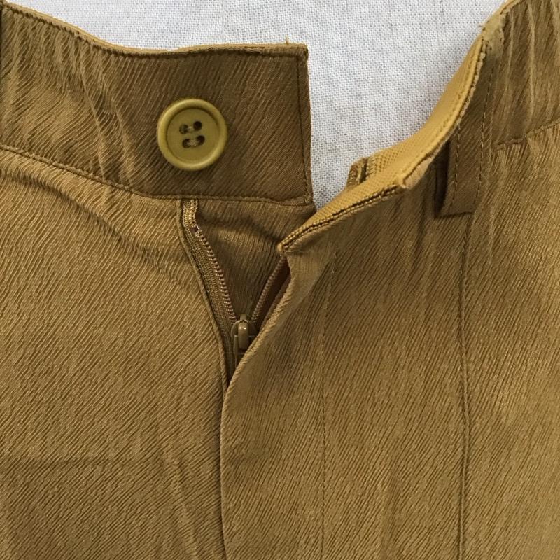 ジーナシス JEANASIS ボトムス ボトムス JS050642MC バックスリットフレアパンツ M 無地 マスタード / マスタード /  レディース USED 古着 中古 10116507