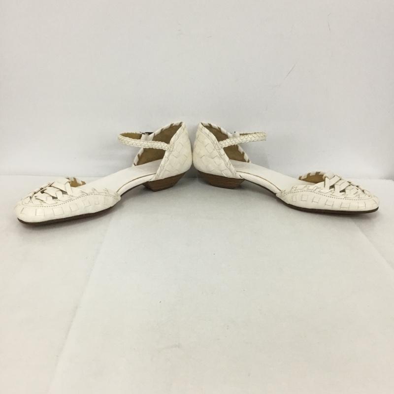 ツモリチサトウォーク tsumori chisato WALK パンプス パンプス 3397 メッシュ ストラップ 箱有 23.5 23.5cm 無地 白 / ホワイト /  レディース USED 古着 中古 10149248