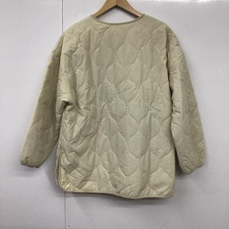 ローリーズファーム LOWRYS FARM ジャケット、上着 ジャケット、ブレザー LF720066 キルティングブルゾン ノーカラー FREE 無地 アイボリー / アイボリー /  レディース USED 古着 中古 10130798
