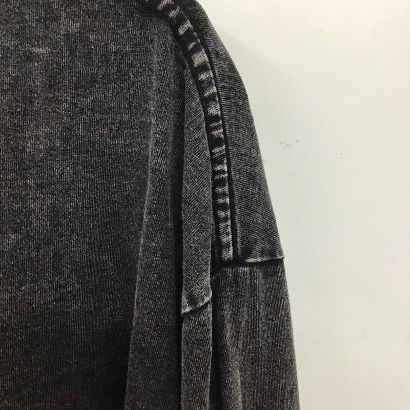 古着 USED カットソー 長袖 長袖カットソー プリントカットソー クルーネック 古着 L プリント 黒 / ブラック /  メンズ USED 古着 中古 10134934