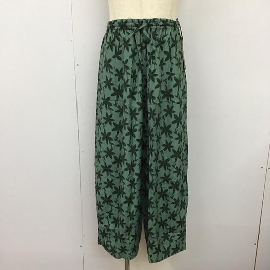 ニードルス Needles パンツ ワークパンツ、ペインターパンツ ワイドパンツ カジュアルパンツ ワークパンツ 総柄パンツ XS プリント 緑 / グリーン /  メンズ USED 古着 中古 10119427