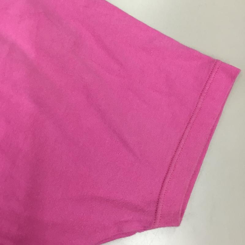 ポロバイラルフローレン Polo by RALPH LAUREN Tシャツ 半袖 M プリント 桃 / ピンク /  メンズ USED 古着 中古 10110781