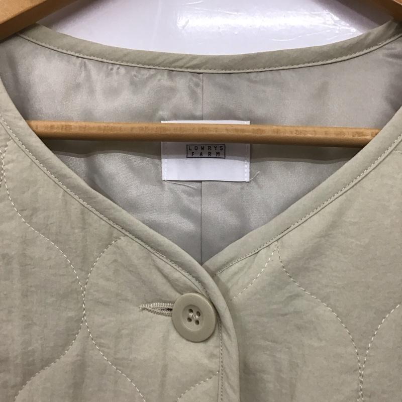 ローリーズファーム LOWRYS FARM ベスト ベスト FREE 無地 ベージュ / ベージュ /  レディース USED 古着 中古 10137271