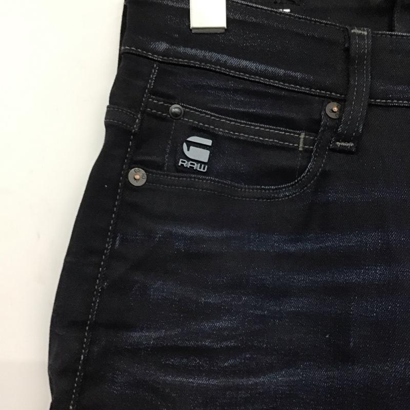 ジースターロゥ G-STAR RAW パンツ デニム、ジーンズ デニムパンツ スリムパンツ カジュアルパンツ ストレッチパンツ 29インチ 無地 インディゴ / インディゴ /  メンズ USED 古着 中古 10148948