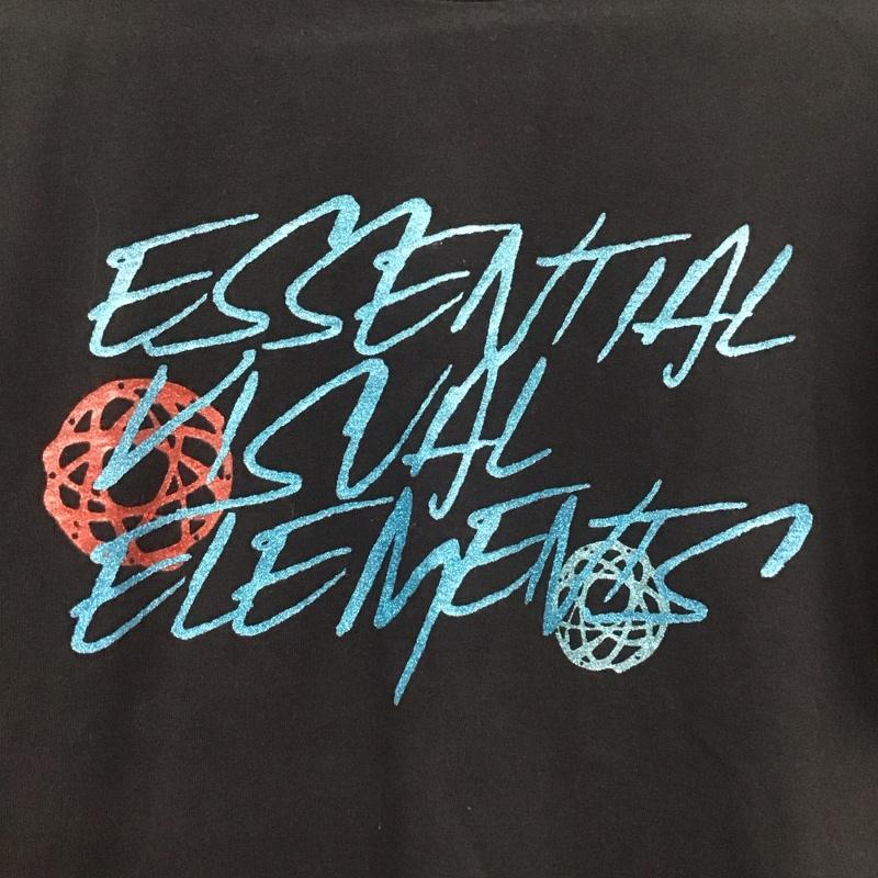 ベイプ BAPE Tシャツ 半袖 半袖カットソー プリントTシャツ クルーネックカットソー S ロゴ、文字 黒 / ブラック /  メンズ USED 古着 中古 10130271