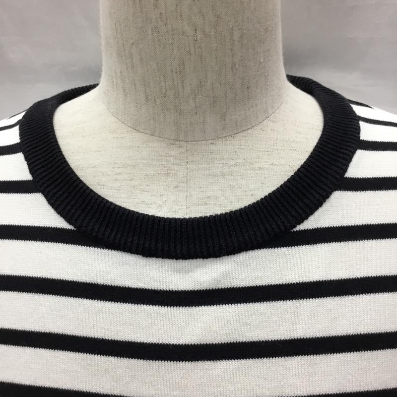 ギルティーパーティーズ GUILTYPARTIES カットソー 長袖 長袖カットソー クルーネックカットソー ロングスリーブカットソー ボーダーTシャツ L ボーダー柄 白 / ホワイト / X 黒 / ブラック /  メンズ USED 古着 中古 10118652