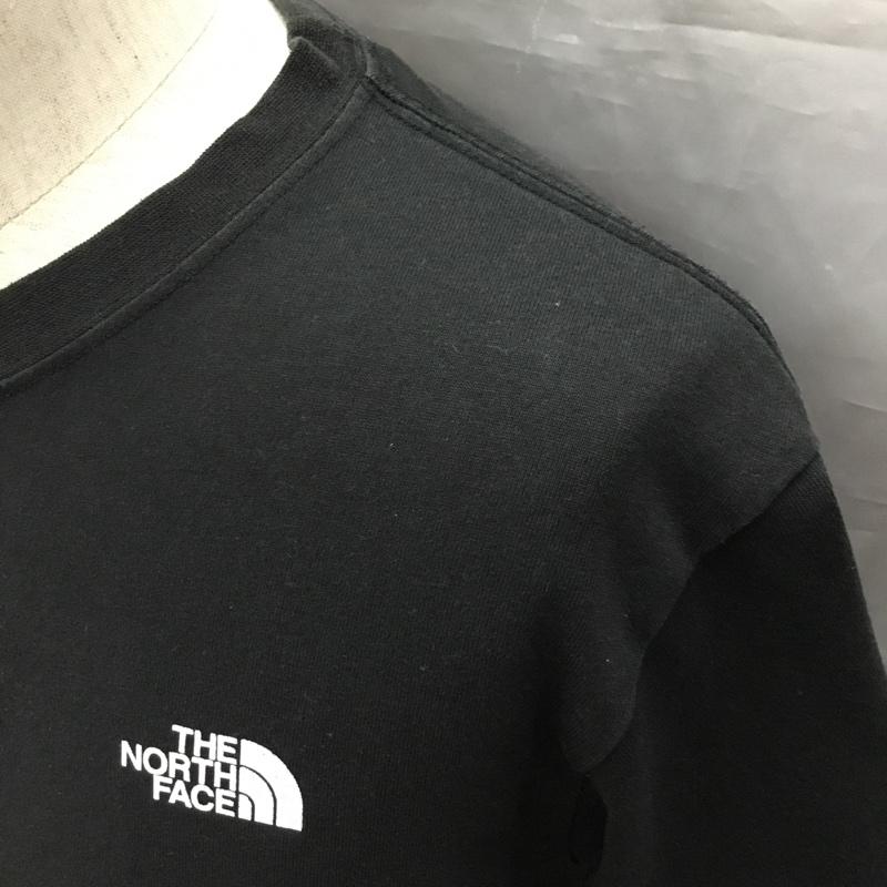 ザノースフェイス THE NORTH FACE Tシャツ 半袖 NT32145 ナショナルフラッグバックロゴTシャツ 半袖カットソー プリントTシャツ L プリント 黒 / ブラック /  メンズ USED 古着 中古 10120254