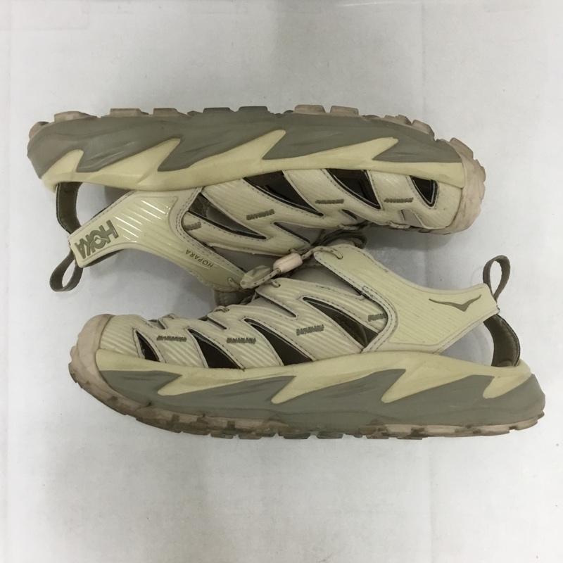 ホカオネオネ HOKA ONEONE サンダル サンダル 1123112 SSDD マウンテンサンダル 水陸両用 HOPARA 25.5cm 25.5cm ロゴ、文字 ベージュ / ベージュ /  メンズ USED 古着 中古 10140191
