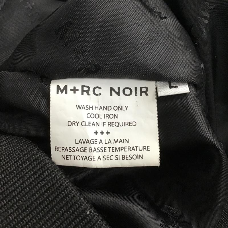 マルシェノア M+RC NOIR ジャケット、上着 ジャケット、ブレザー ジップアップジャケット アウター カジュアルジャケット ナイロンジャケット L ロゴ、文字 黒 / ブラック /  メンズ USED 古着 中古 10105538