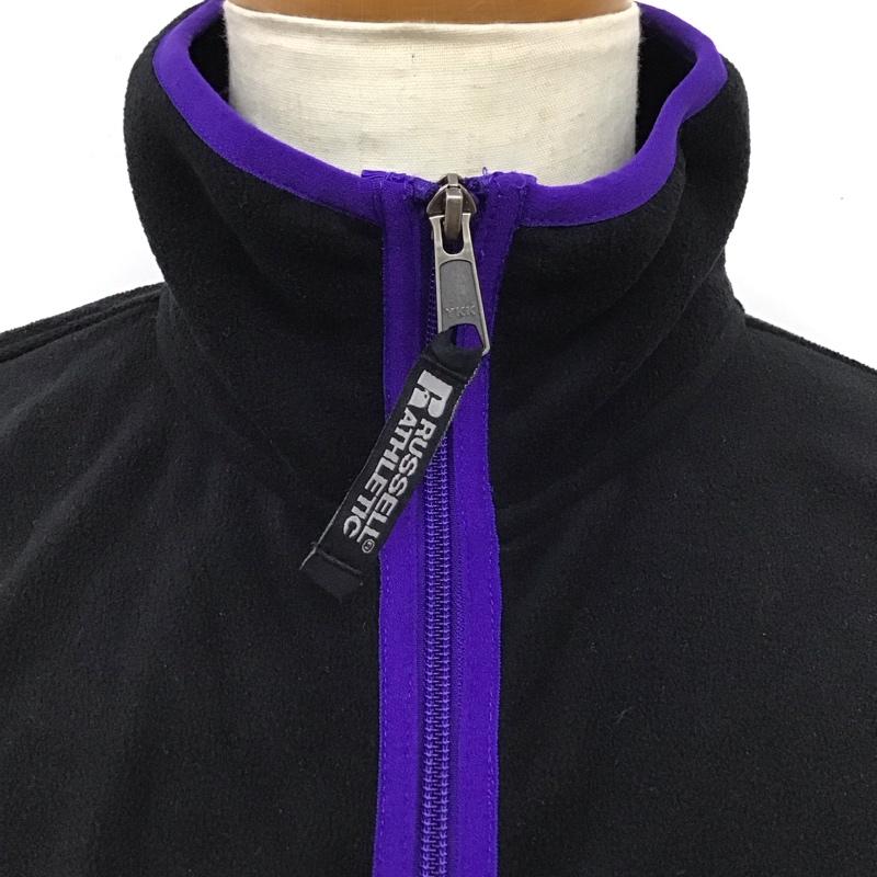 ラッセルアスレティック Russell Athletic ジャケット、上着 ジャケット、ブレザー RC-19211BM B:MING by BEAMS フリースジャケット XL ロゴ、文字 黒 / ブラック /  メンズ USED 古着 中古 10118107