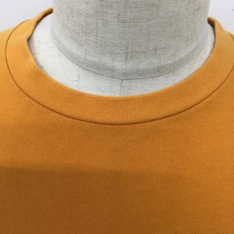 ザノースフェイス THE NORTH FACE Tシャツ 半袖 nt32010 Tシャツ プリントTシャツ クルーネックカットソー M ロゴ、文字 橙 / オレンジ /  メンズ USED 古着 中古 10125298