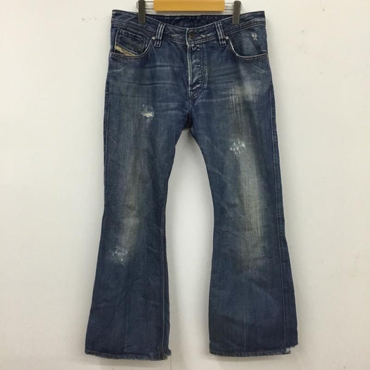 ディーゼル DIESEL パンツ デニム、ジーンズ デニムパンツ スリムパンツ ストレートパンツ ジーンズ 33インチ 無地 インディゴ / インディゴ /  メンズ USED 古着 中古 10118703