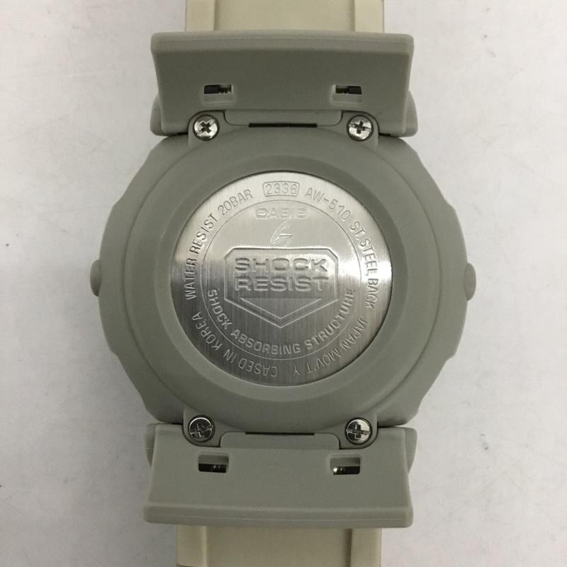 ジーショック G-SHOCK 腕時計 デジタル AW-510 アナログ ロゴ、文字 銀 / シルバー /  メンズ USED 古着 中古 10129002