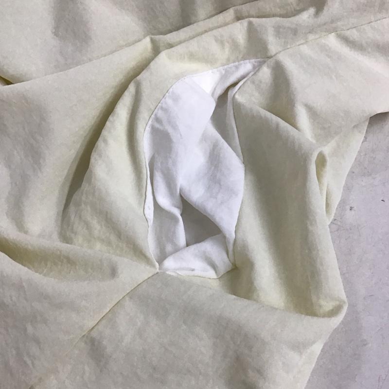 ザラ ZARA ワンピース ミニスカート S 無地 アイボリー / アイボリー /  レディース USED 古着 中古 10139990