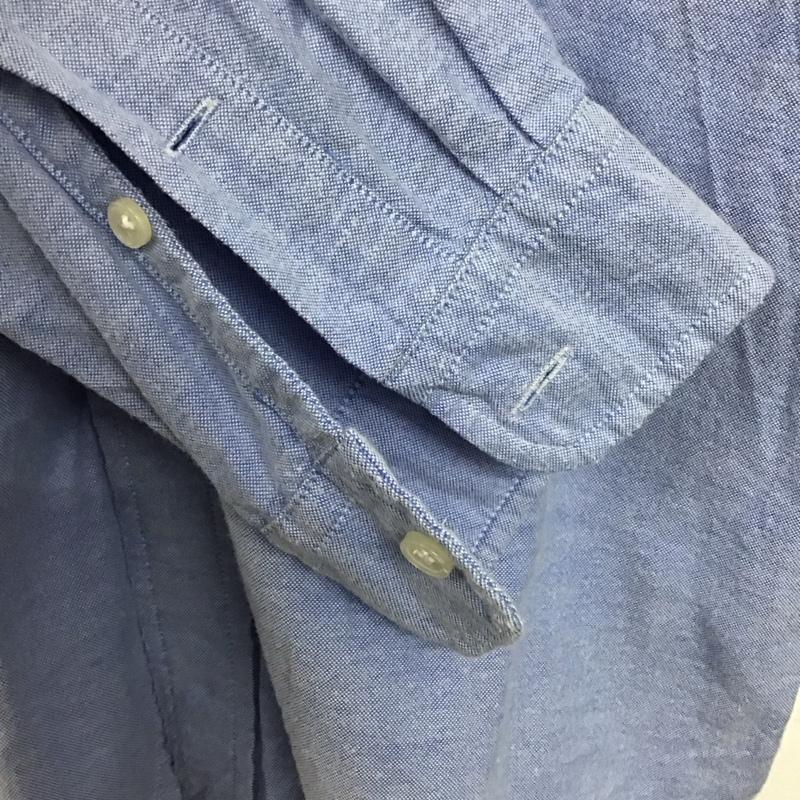 ラルフローレン RALPHLAUREN シャツ、ブラウス 長袖 L 無地 水色 / ライトブルー /  メンズ USED 古着 中古 10145752
