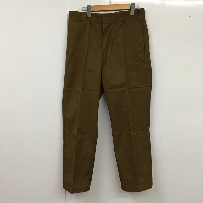 ディッキーズ Dickies パンツ チノパン 32インチ 無地 茶 / ブラウン /  メンズ USED 古着 中古 10123346
