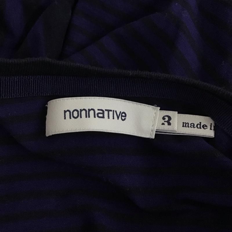 ノンネイティブ nonnative カットソー 長袖 長袖カットソー クルーネックカットソー ロングスリーブカットソー プリントTシャツ 3 ボーダー柄 マルチカラー / マルチカラー /  メンズ USED 古着 中古 10124168
