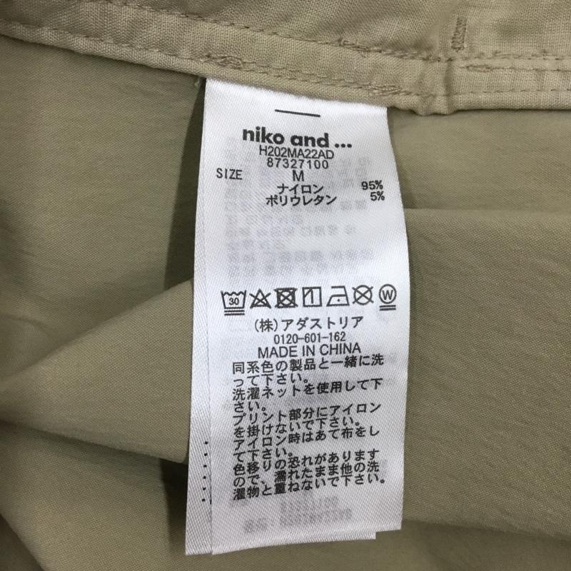ニコアンド niko and... ジャケット、上着 ジャケット、ブレザー H202MA22AD ナイロンコーチジャケット M 無地 カーキ / カーキ /  メンズ USED 古着 中古 10111891