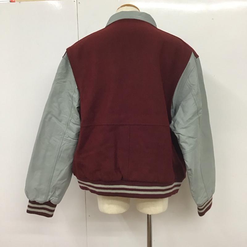 古着 USED ジャケット、上着 ジャンパー、ブルゾン JR Stone XXL 無地 灰 / グレー / X えんじ / ワインレッド /  メンズ USED 古着 中古 10112675