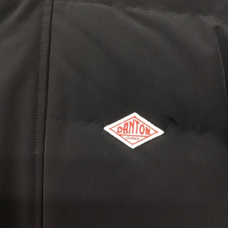 ダントン Danton ジャケット、上着 ダウンジャケット JD-8931 LAS ショートダウンコート フェザー 36 ロゴ、文字 黒 / ブラック /  レディース USED 古着 中古 10142308