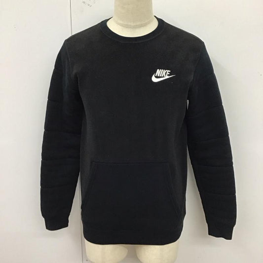 ナイキ NIKE トレーナー 長袖 806662-010 SSNL Fleece Crew Sweat フリース M ロゴ、文字 黒 / ブラック /  メンズ USED 古着 中古 10123285
