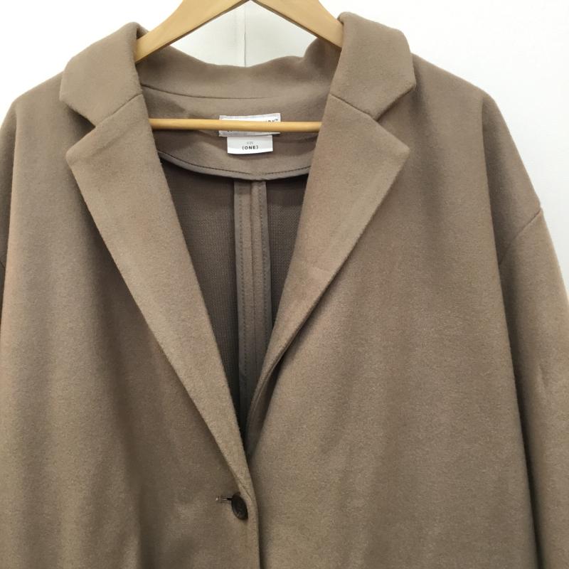 チャオパニックティピー CIAOPANIC TYPY コート コート一般 TYZ1022408A0002 ONE SIZE 無地 茶 / ブラウン /  レディース USED 古着 中古 10142536