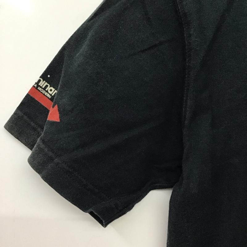 カミナリ KAMINARI Tシャツ 半袖 半袖カットソー プリントTシャツ クルーネックカットソー ted company ロゴ、文字 ダークグレー / ダークグレー /  メンズ USED 古着 中古 10150287