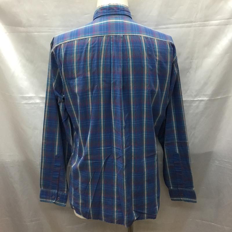 ウ゛ァンヒューゼン VANHEUSEN シャツ、ブラウス 長袖 ボタンダウン M チェック マルチカラー / マルチカラー /  メンズ USED 古着 中古 10109623