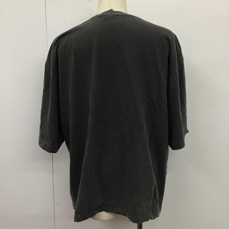 シャカ SHAKA Tシャツ 半袖 半袖カットソー プリントTシャツ クルーネックカットソー L 無地 灰 / グレー /  メンズ USED 古着 中古 10124657