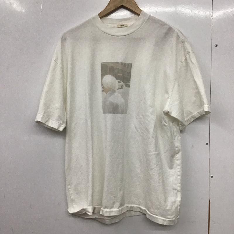 アワサ awasa Tシャツ 半袖 半袖カットソー プリントTシャツ クルーネックカットソー 3 プリント 白 / ホワイト /  メンズ USED 古着 中古 10151032