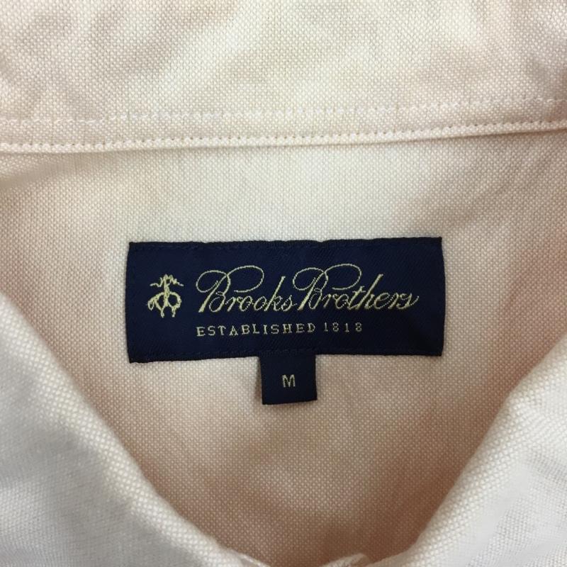 ブルックスブラザーズ BROOKS BROTHERS シャツ、ブラウス 半袖 ボタンダウン コットン プルオーバー M ワンポイント 橙 / オレンジ /  メンズ USED 古着 中古 10111584