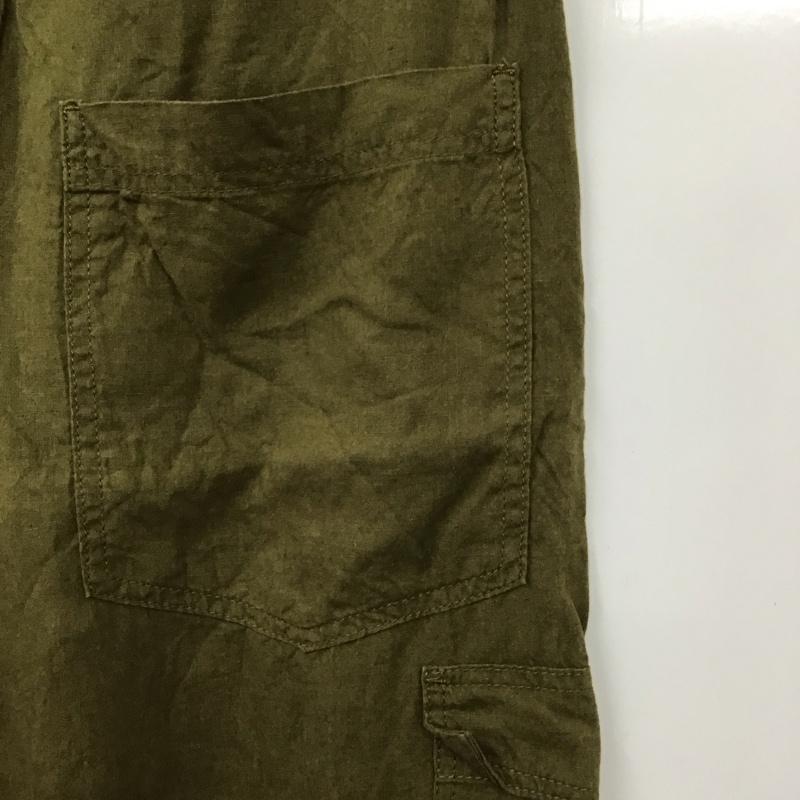 ザラ ZARA パンツ ワークパンツ、ペインターパンツ ワイドパンツ カジュアルパンツ ワークパンツ ミリタリーパンツ XS 無地 カーキ / カーキ /  レディース USED 古着 中古 10122548