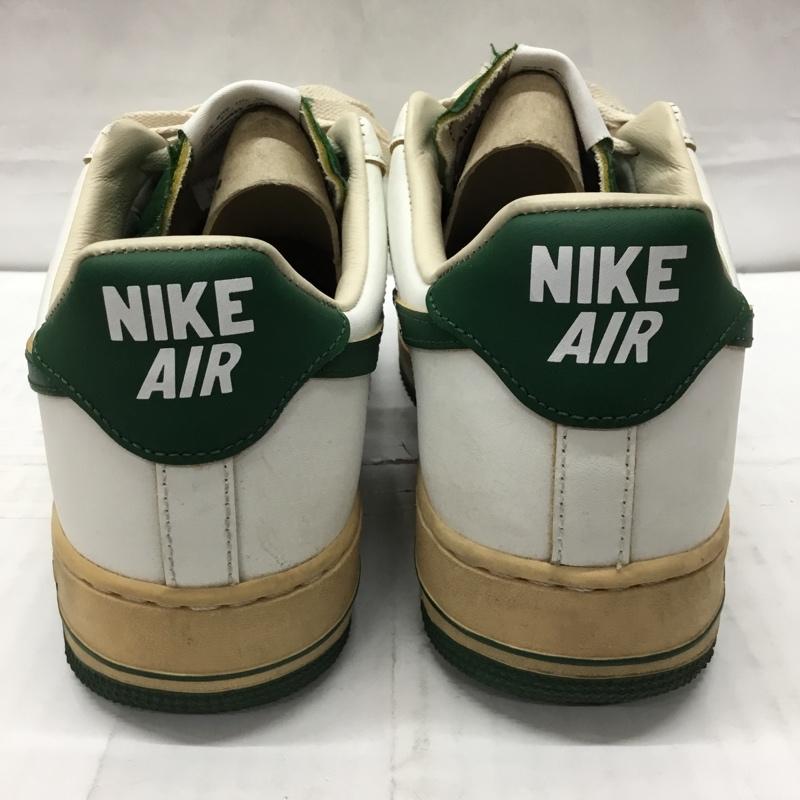 ナイキ NIKE スニーカー スニーカー DZ4764-133 WMNS AIR FORCE 1 07 LV8 28cm 28.0cm ロゴ、文字 白 / ホワイト / X 緑 / グリーン /  メンズ USED 古着 中古 10106861