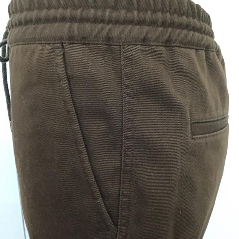 ディッキーズ Dickies ボトムス ボトムス 173M40NU01 イージーパンツ ジョッパーズパンツ 裾ファスナー S ロゴ、文字 茶 / ブラウン /  メンズ USED 古着 中古 10106916