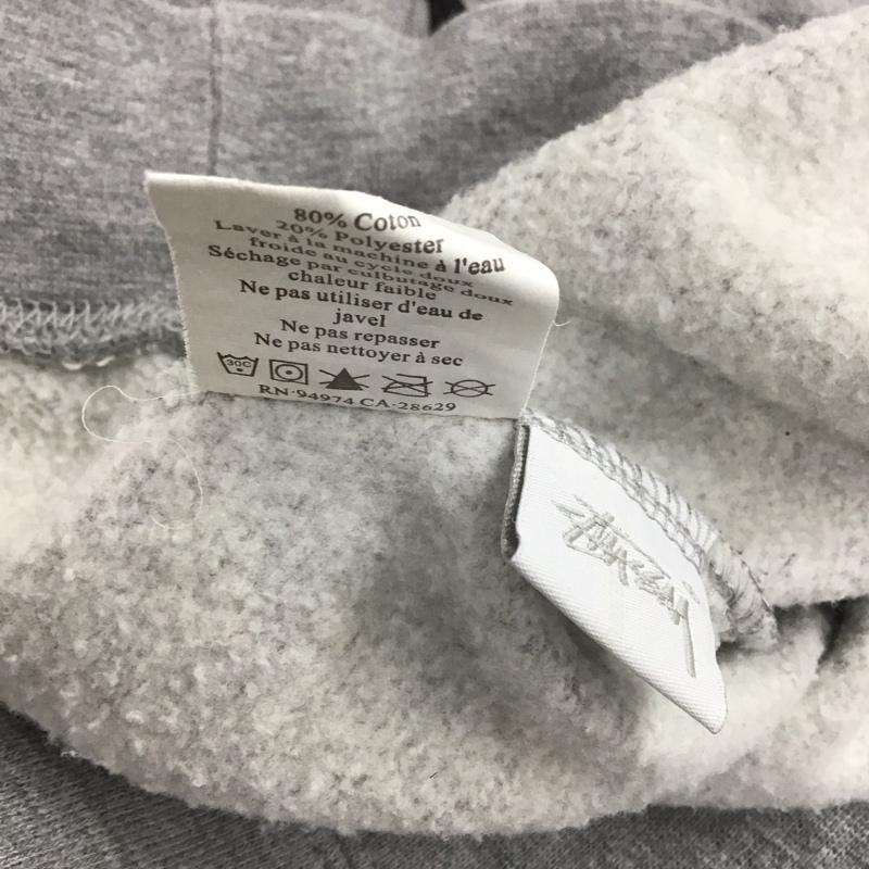 ステューシー STUSSY トレーナー 長袖 長袖トレーナー スウェット クルーネック プルオーバー L プリント 灰 / グレー /  メンズ USED 古着 中古 10147609